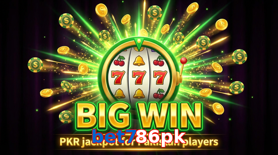 Big win animation on Bet786pk slot game