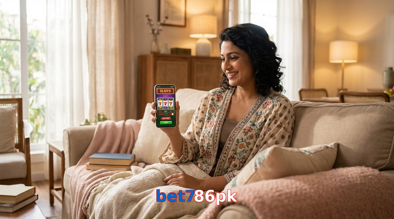 Main screen of Bet786pk online page for PK players
